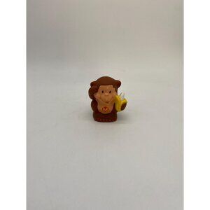 2004 Fisher-Price Little People Monkey with Banana Figurine Toy